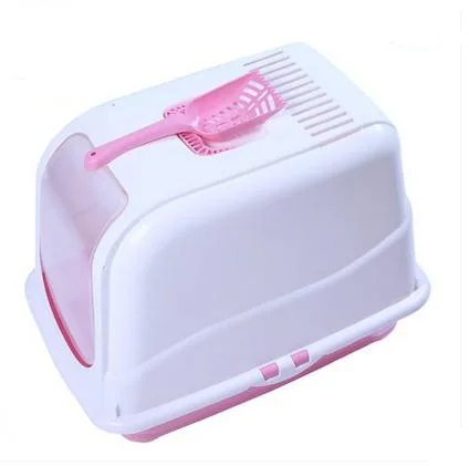 Полностью закрытый кошачий песочный умывальник Размер ванной: 47*36*39 см|cat bathroom|sand