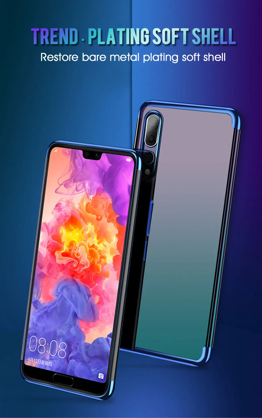 Для huawei mate 30 P20 P30 Pro Lite Nova 5 Pro 5i защитный чехол прозрачный покрытие Мягкий ТПУ чехол Honor 20 9X Pro 7C 7A 8X 8C