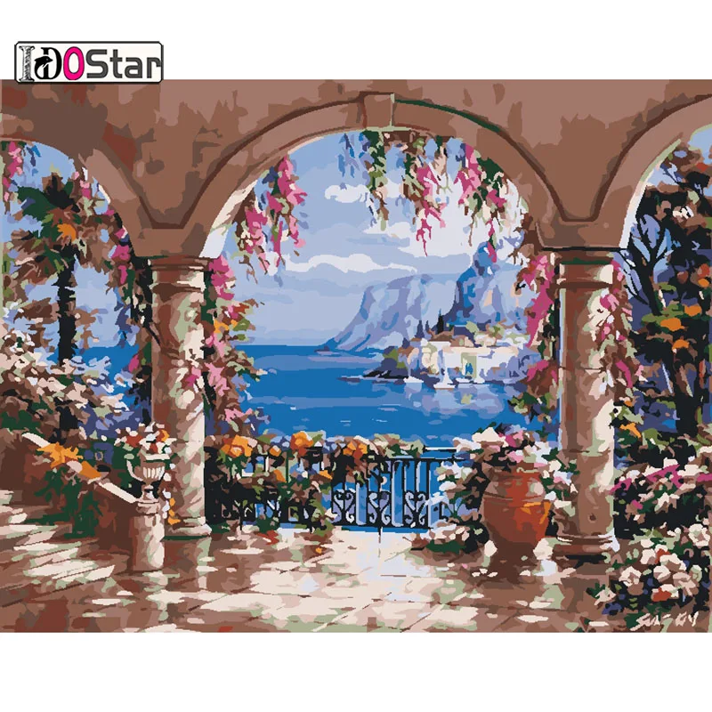 Картины маслом &quotсделай сам&quot по номерам Парижская башня Сиднейский оперный