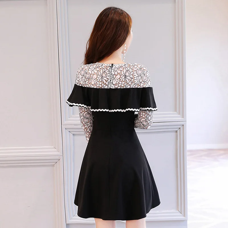 Женское элегантное платье винтажный стиль женские платья с драпировкой круглый