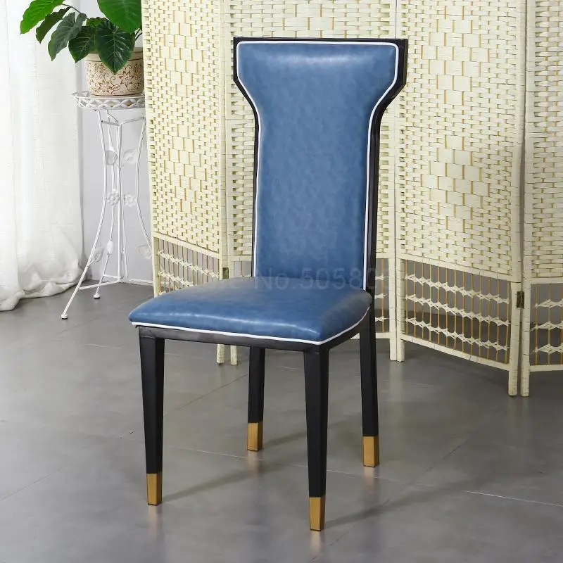 New Chinese Chair Hotel Restaurant Box Theme Classical Simple Hot Pot Restaurant Light Luxury Hotel Dining Chair 4 Starting - Цвет: ml19