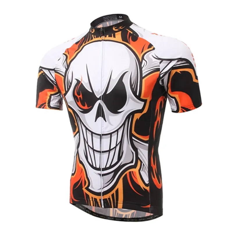 

2016 4 Color Skull Style Cycling Jersey Cycle Short Sleeve Shirt Top MBT Bike Bicycle Sportwear Shirts Outdoor Ropa Ciclismo