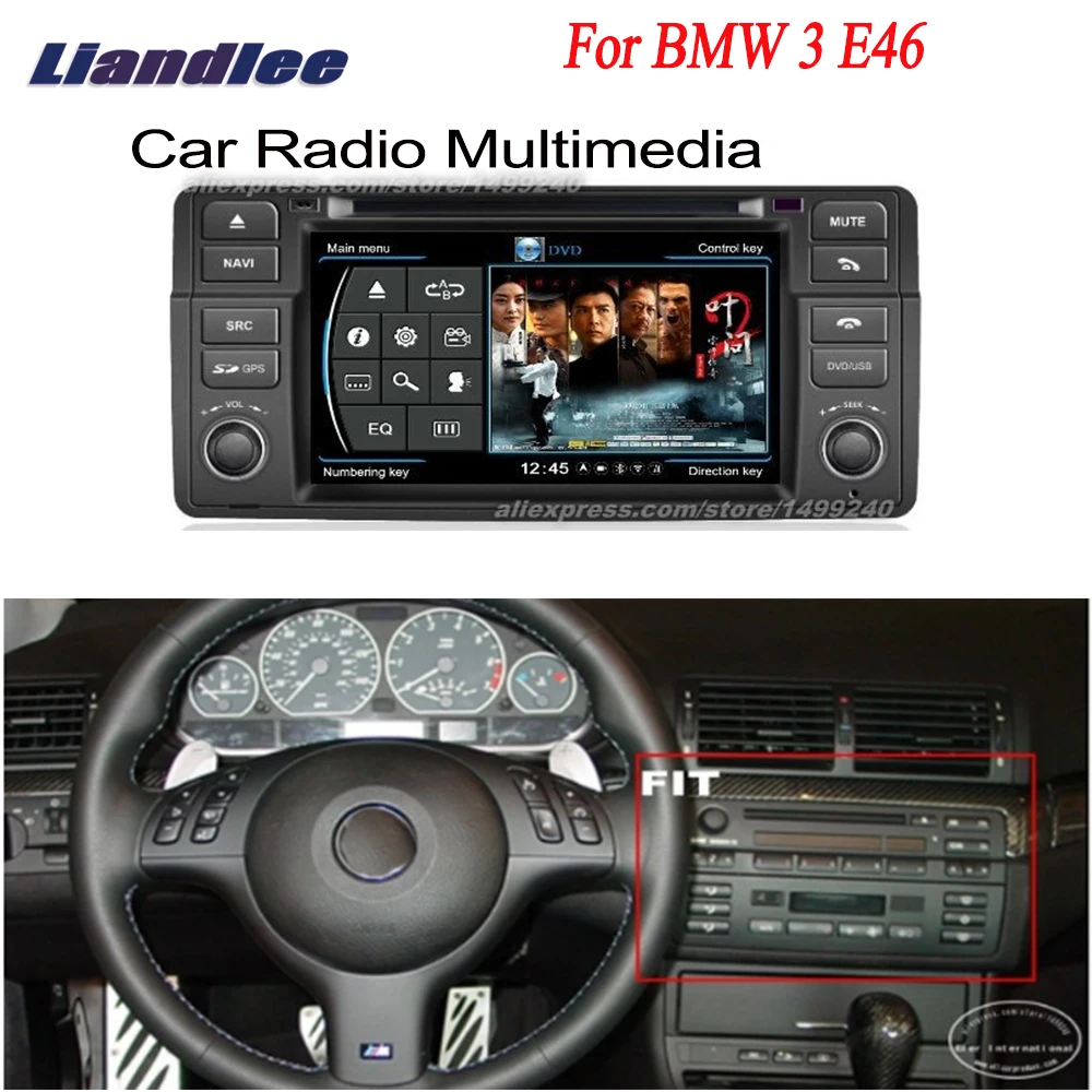 Автомобильная навигационная система GPS для BMW 3 E46 1998 2003 2004 2005 2006 стерео