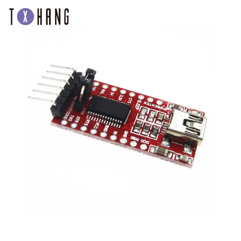 FT232RL плата FT232 FTDI USB 3 V 5 к TTL модуль последовательного адаптера мини порт кабель для