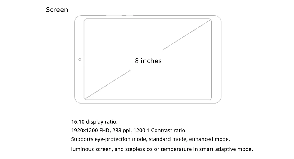 Xiaomi mi Pad 4 планшетный ПК 8,0 ''mi UI 9 Qualcomm Snapdragon 660 Восьмиядерный 4 Гб 64 Гб 5,0 МП LTE+ WiFi 4G Phablet Dual WiFi