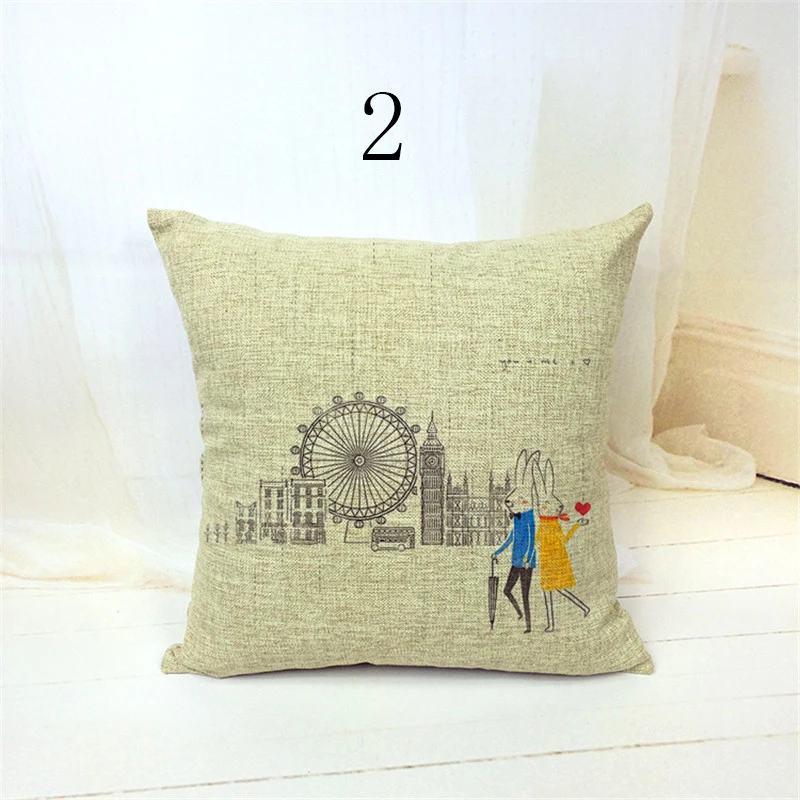 Современный Подушка подкладка в виде животных чехол женские зимние домашние