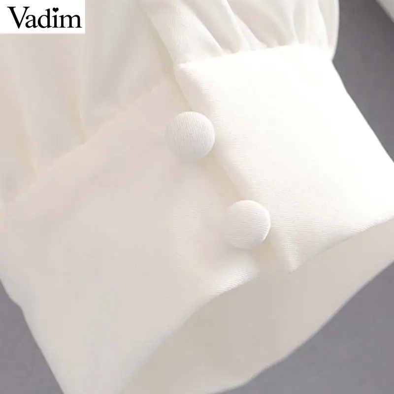 Vadim женское белое мини платье с v образным вырезом короткими рукавами и