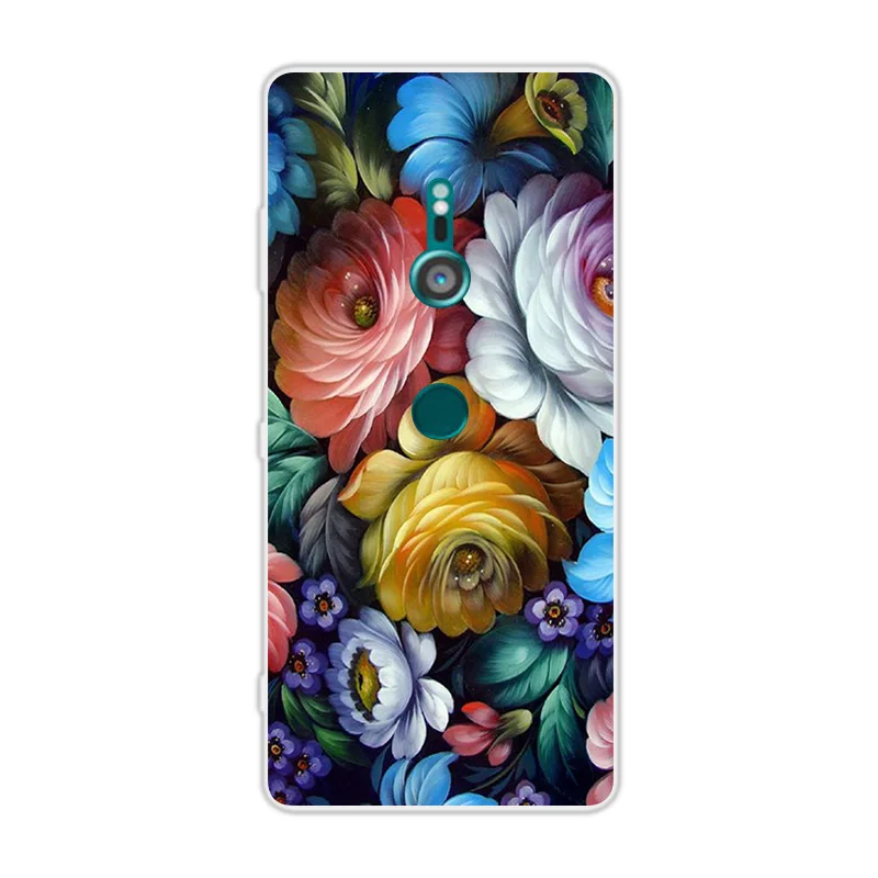 Чехол для телефона Sony Xperia XZ3 мягкий силиконовый 6 0 дюймов чехол прозрачный гель