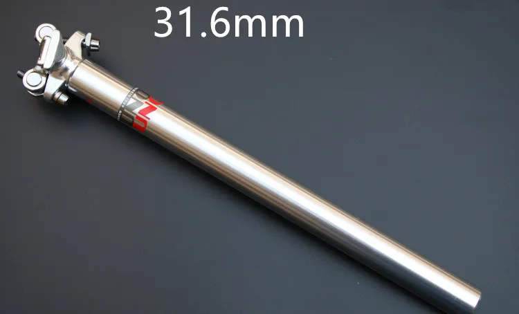 straight 31.6mm UNO алюминиевый сплав Подседельный штырь Черный Серебряный горный MTB/дорожный велосипед сиденье трубки 27,2 30,9 31,6 мм Прямые задний плавающий пост - Цвет: straight 31.6mm