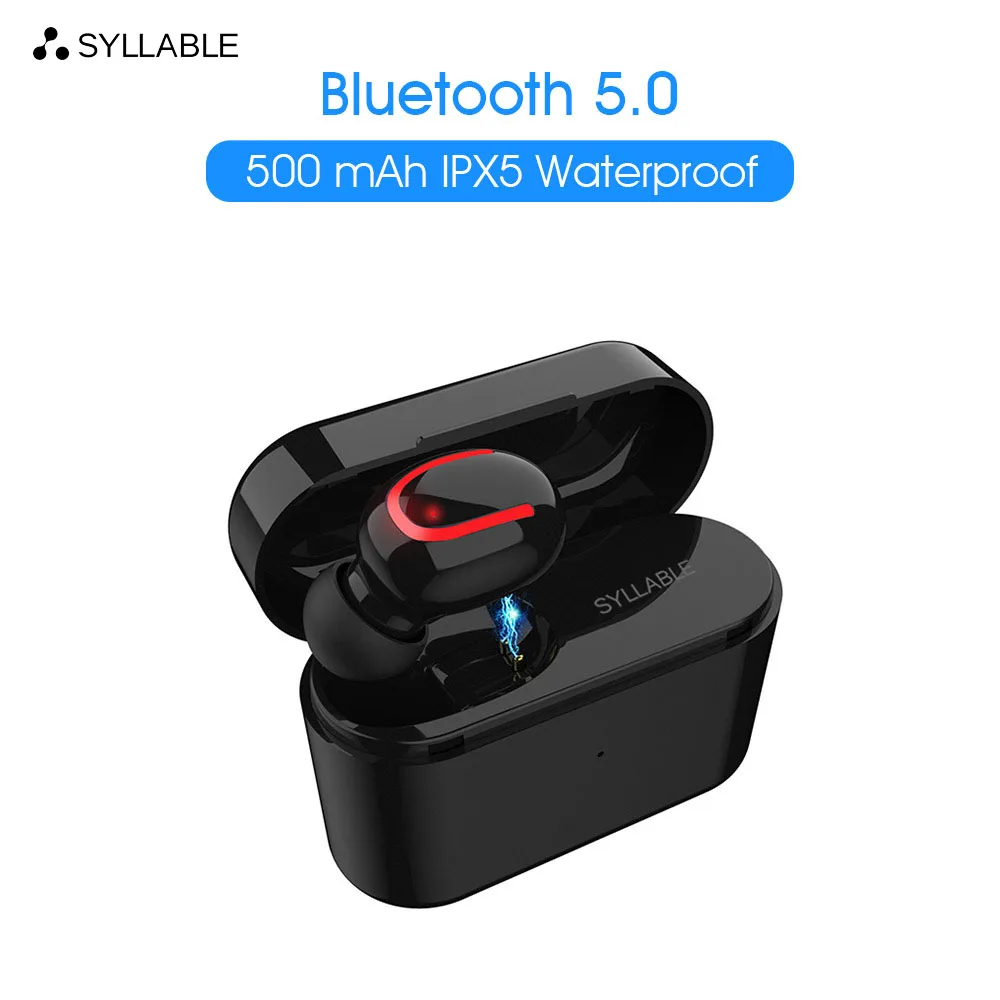 Беспроводные наушники SYLLABLE Q26 Bluetooth V5.0 мини гарнитура с микрофоном для Android