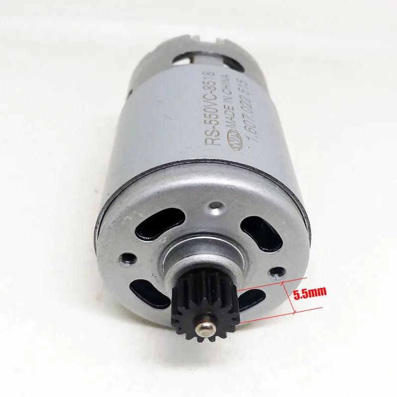 Хорошая 10,8 V 15 зубы RS-550VC-8518 мотор для BOSCH GSR10.8V-LIQ 3601J92280 Электрическая Дрель аксессуары для отверток