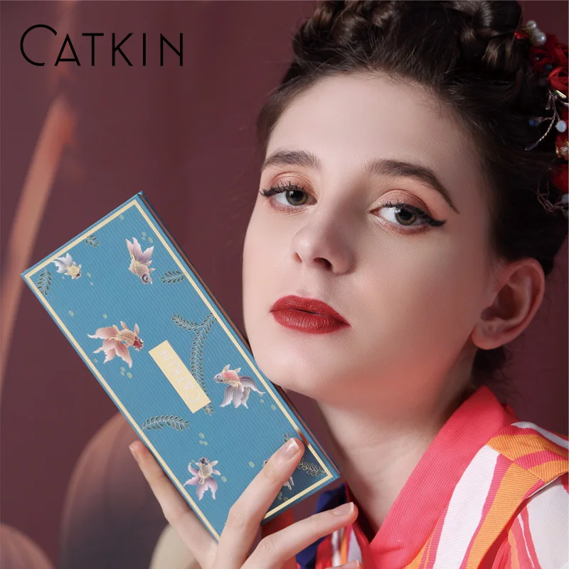 CATKIN Allure, 10 цветов, тени для век, C01, рыба, игра среди утконосов, розовый макияж,, распродажа, товары, легко носить