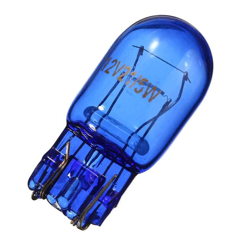1/2/4 шт. T20 580 7443 W21/5 W 12V W3x16q натуральное голубое стекло стоп-сигнал хвоста автомобиля сигнала боковые лампочки светильник лампы белого цвета