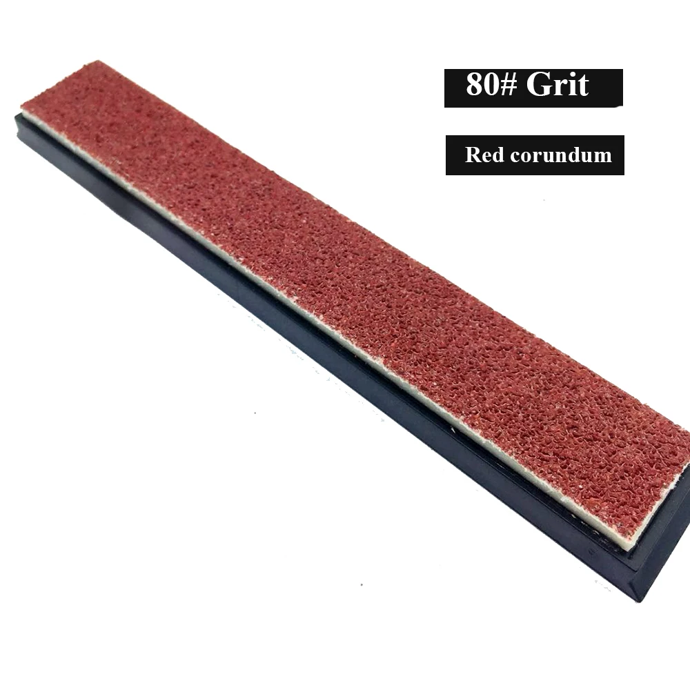 80 Grit 40-4000# зернистость Ruixin Pro точилка для ножей песочный пояс нож точильный камень открытый V тонкая полировка Средний шлифовальный стержень - Цвет: 80 Grit