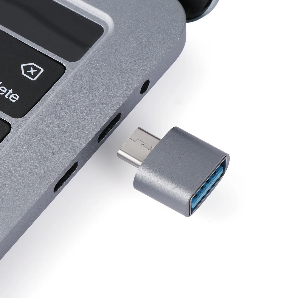 1 шт. Type C к USB 3 0 OTG конвертер металлический мужской женскому USB-C адаптер для