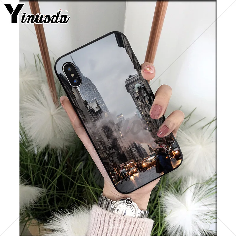 A2 Yinuoda Нью-Йорк ТПУ Мягкий силиконовый чехол для телефона iPhone 6S 6plus 7 7plus 8 8Plus X Xs MAX 5 5S XR - Цвет: A2