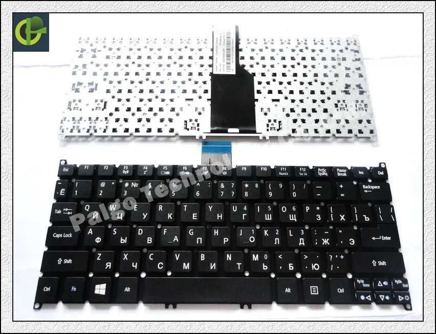 Русская клавиатура для Acer Aspire ms2346 ms2377 q1vzc Chromebook C7 C710 C710-2847 11.6 ''RU черный