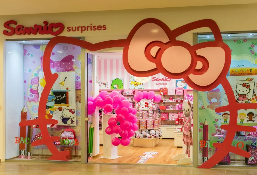 Laeacco Hello Kitty Toys Shop детские фоны для фотосъемки индивидуальные фотофоны реквизит