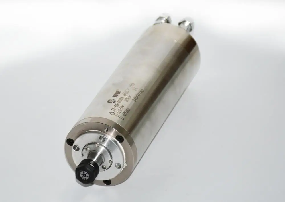 800w 24000rpm 160mm 2 bearings ER11 water cooling high frequency cnc spindle motors