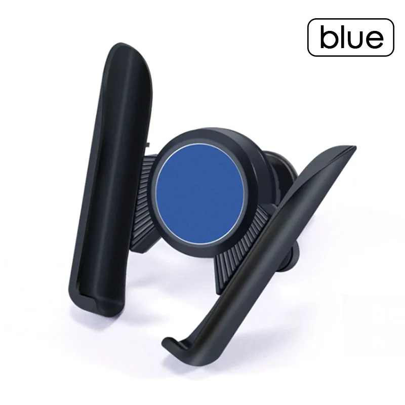 Blue KEPHE Автомобильный держатель для телефона вращающийся на 360 градусов держатель на вентиляционное отверстие автомобиля Автомобильный держатель Подставка для iPhone 7 8 XS Max XR Универсальный - Цвет: Blue