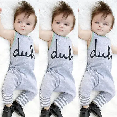 Летние комбинезоны для новорожденных 2016 г. милые маленьких девочек и мальчиков с