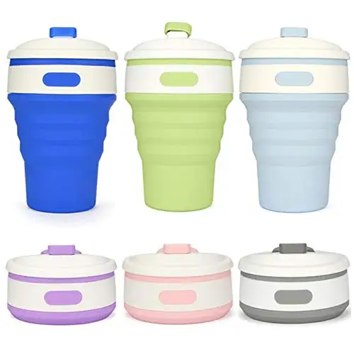 2019 горячее хранение силикон портативная силиконовая телескопическая Питьевая