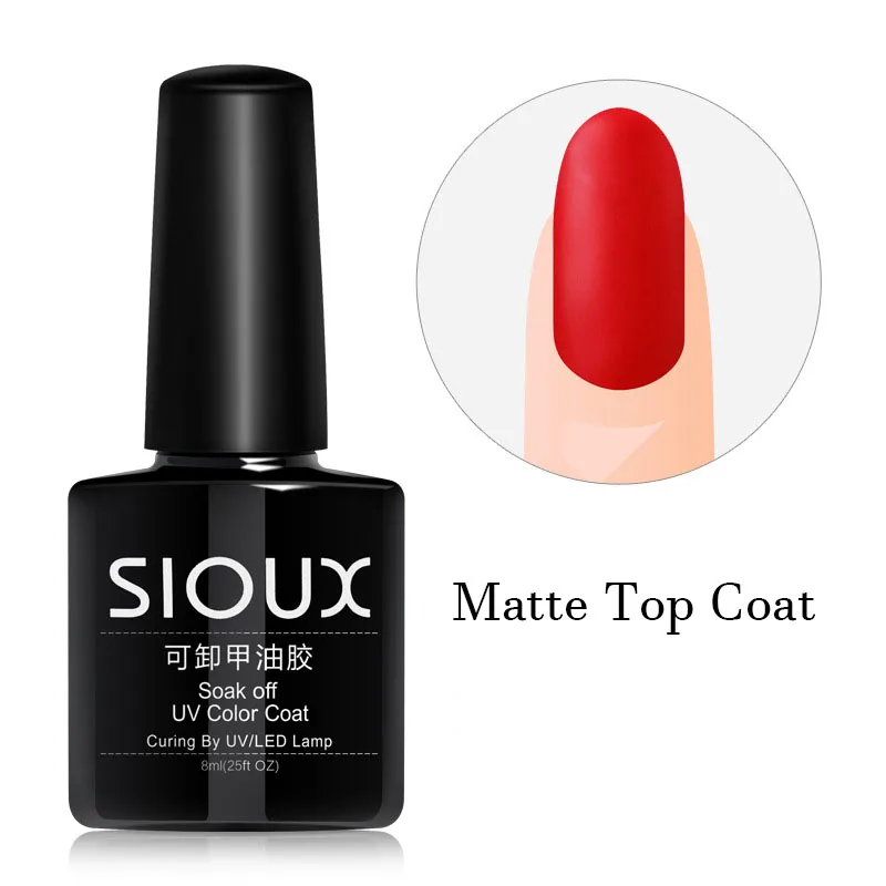 Су Matt Лаки для ногтей Гель лак Дизайн советы скучно отделка продолжительное Lucky