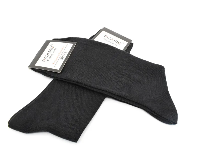 Fcare/10 шт. = 5 пар, длинные черные носки 40,41, 42,43 хлопок, sokken calcetines hombre meias masculino, деловые носки