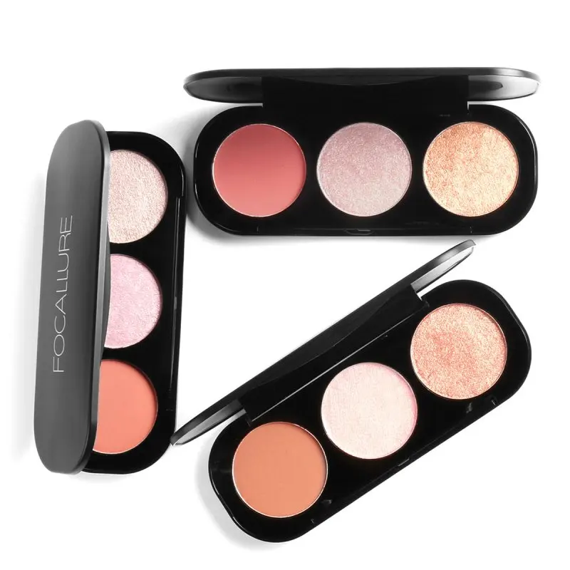 Focallure 3 цвета Blush & HIGHLIGHTER ЛИЦА матовая маркер порошок румяна M3|powder blush|matte highlighterpowder
