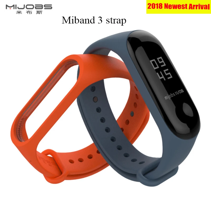 Ремешок Mjobs для браслета Xiaomi Mi 3 аксессуары mi band из ТПУ сменный ремешок 13 различных