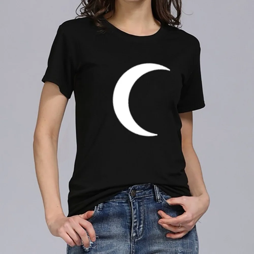 Забавные футболки женская уличная одежда летний Повседневный Топ с круглым