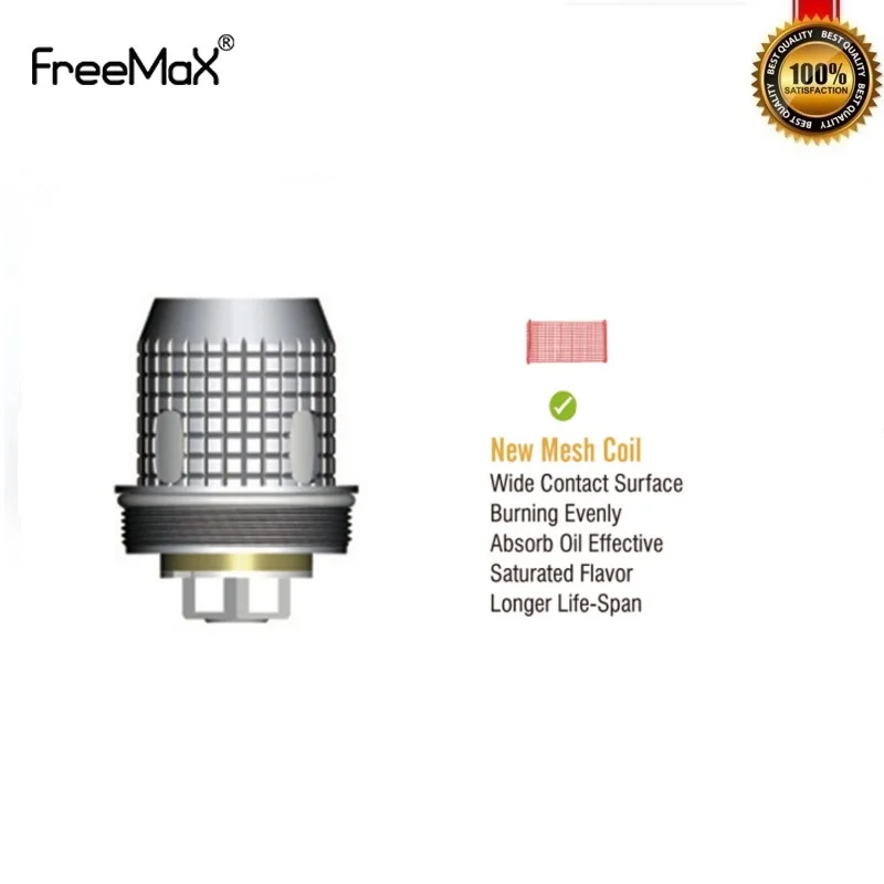 Freemax Fireluke сетка Kanth 0 15 Ом катушка SS316L 12 Электронная замена сигарет атомайзер ядро
