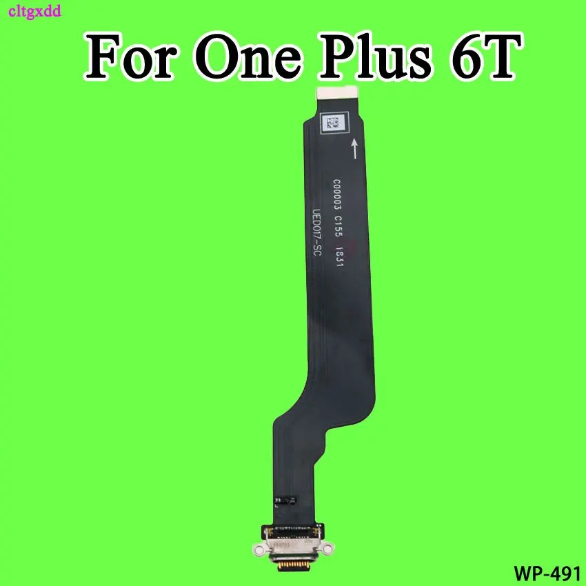 For OnePlus 6T Cltgxdd для OnePlus One Plus1 2 3 3 T 5 5 T 6 6 T type C usb-порт для зарядки док-станция разъем гибкий кабель запасные части для сборки - Цвет: For OnePlus 6T