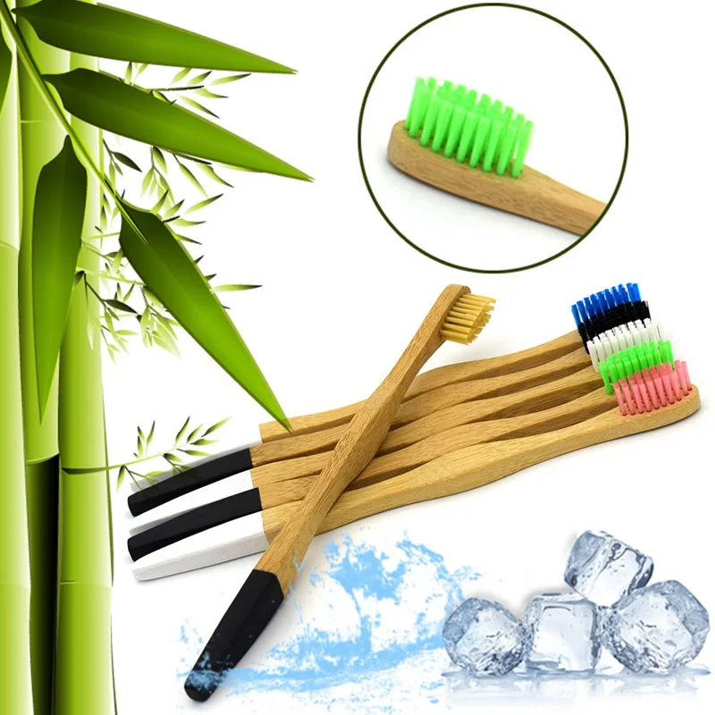 1 шт. Мягкая зубная щетка для взрослых детей бамбук древесный уголь нано щетка гигиена полости рта Чистящая зубная щетка es аксессуары