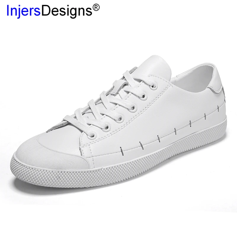 Big Size 38-45 Small White Shoes Mens Trainers Safey Toe Lace-Up Breathable Black Sneakers Soft Light Fashion Casual Men | Обувь