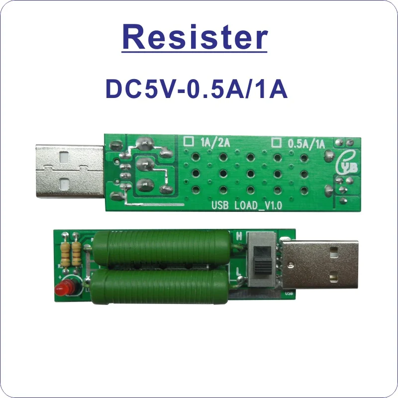 Резистор DC 5 В сопротивление 0.5A 1A 1.5A 2.5A USB детектор тестер емкости электрические