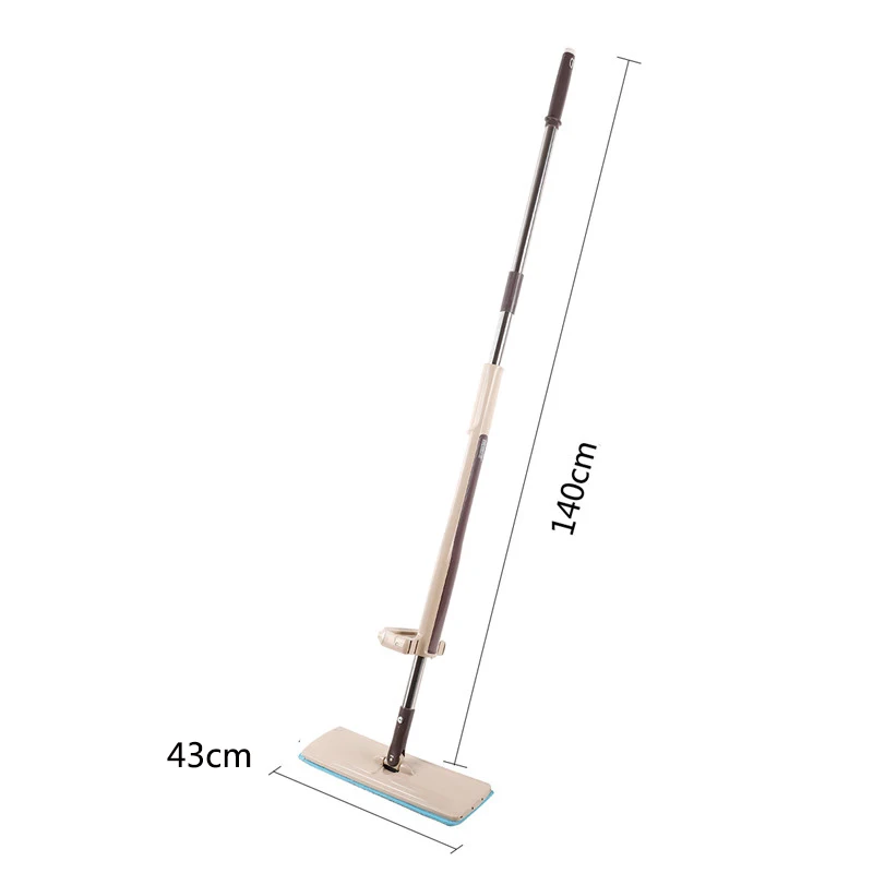 Избежать Ручная стирка плоская Швабра 4 шт. Замена ткань Комбинации