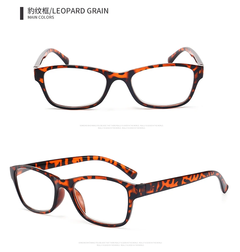 Fashionable ultra light reading glasses prescription glasses men women Diopter+4.0to+4.0Clear reading glasses KINZUO 18162