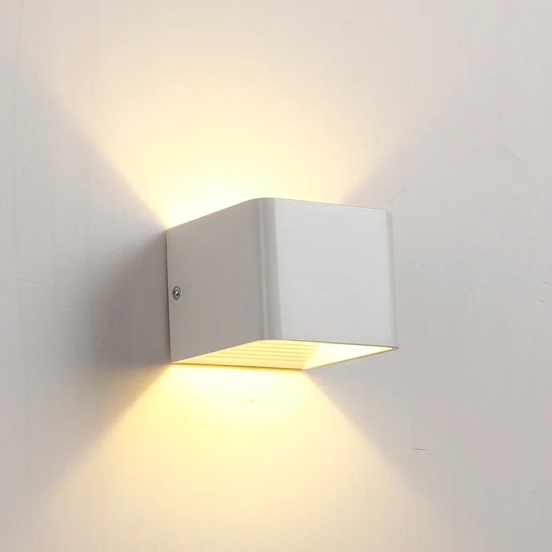 Beste IP65 6 W Kubus Verstelbare Opbouw Outdoor Led Verlichting, Led Outdoor Wandlamp, Up Down Led Wandlamp