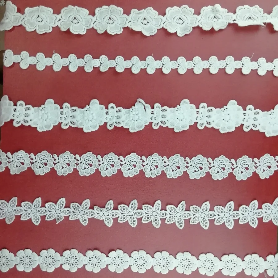 Молочная шелковая кружевная лента белая 1 ярд сделай сам ручная работа Свадебная