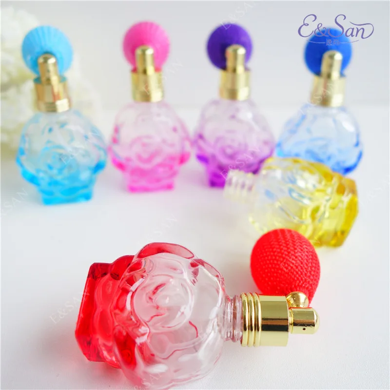 

Wholesale PQ08-10ML Rose perfume airbag glass spray bottle 100pcs/lot