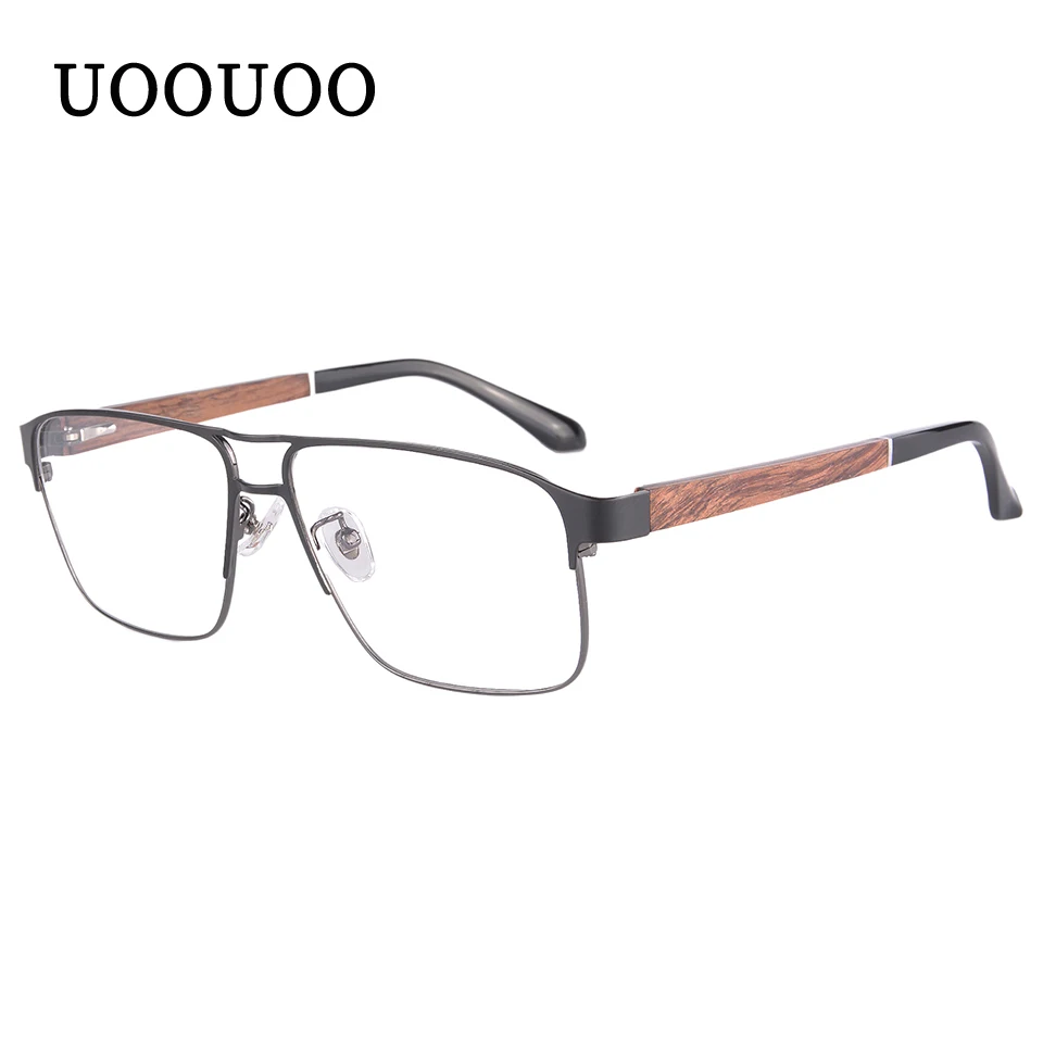 c1 with grey lens UOOUOO корректирующие очки при близорукости деревянные очки солнцезащитные очки мужские деревянные очки для чтения черные солнцезащитные очки поляризованные мужские 8001 - Frame Color: c1 with grey lens