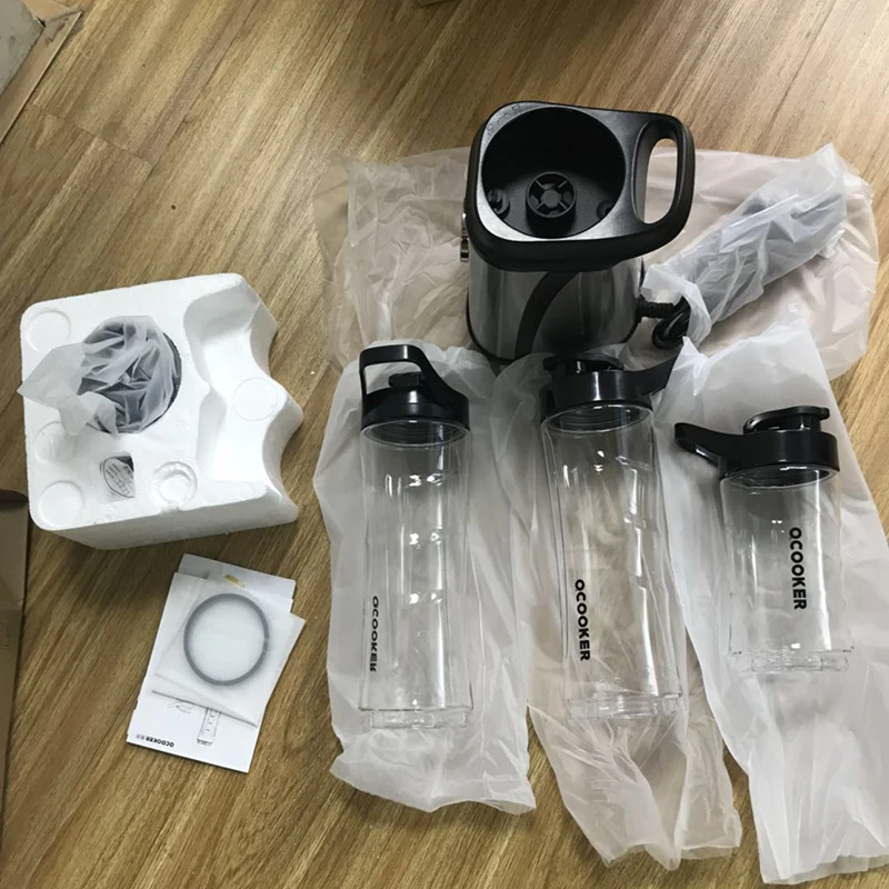 Портативная соковыжималка Xiaomi Ocooker для приготовления фруктов и овощей, точечный переключатель 304, нержавеющая сталь, 8 секунд, суповая машина