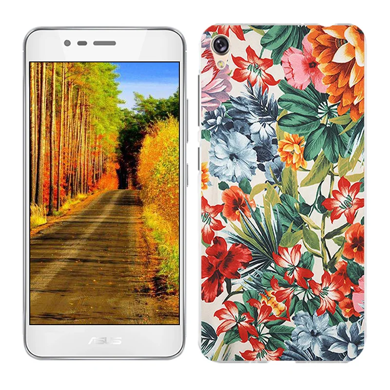 Мягкий чехол из ТПУ для Asus Zenfone Live ZB501KL 5 0 дюйма модный окрашенный защитный