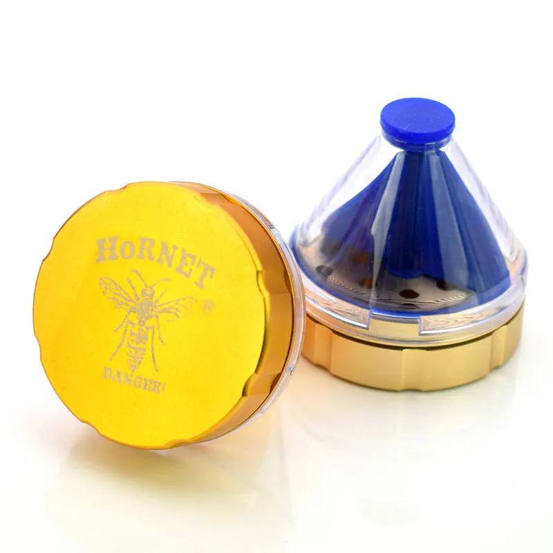 new style grinder 3 layers 55mm zinc plasitc grinder smoking detector for daily smoking free global shipping