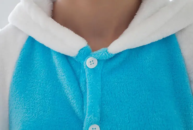 Пижама-комбинезон унисекс с изображением синего единорога вечеринка ночная