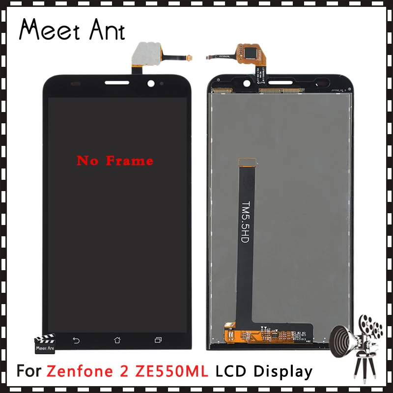 

DHL 10Pcs/lot High Quality 5.5'' For ASUS Zenfone 2 ZE550ML Z00BD LCD Display Screen With Touch Screen Digitizer Assembly