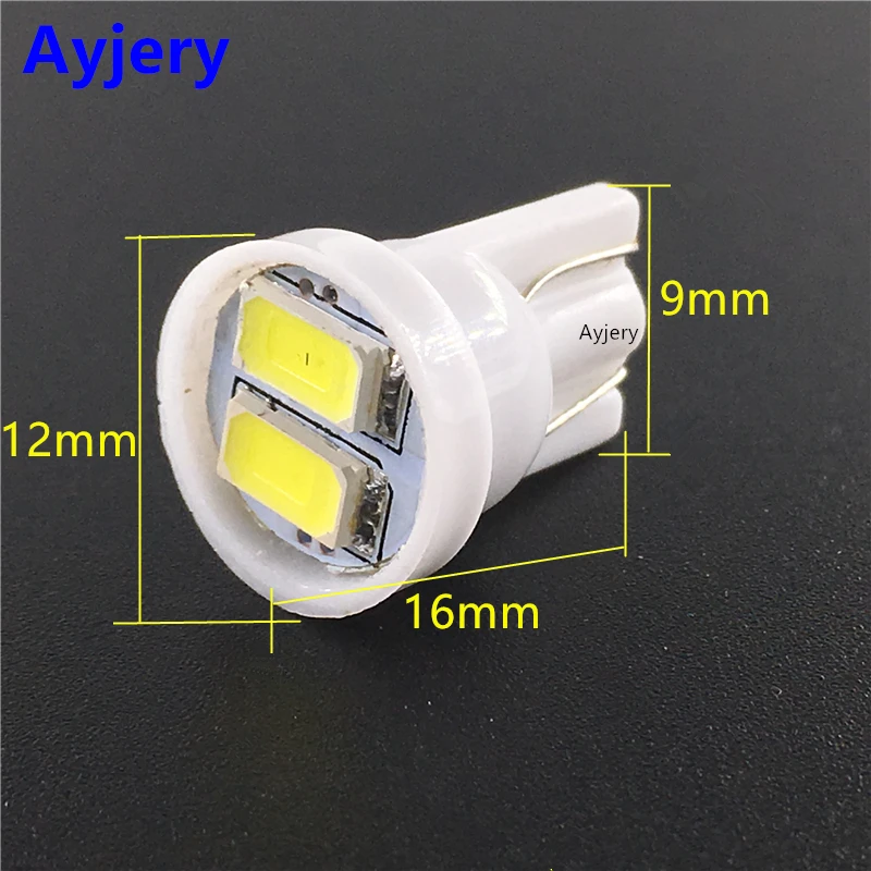 AYJERY оптовая продажа 2000X T10 W5W 5630 2 SMD 194 168 Светодиодные Автомобильные приборные