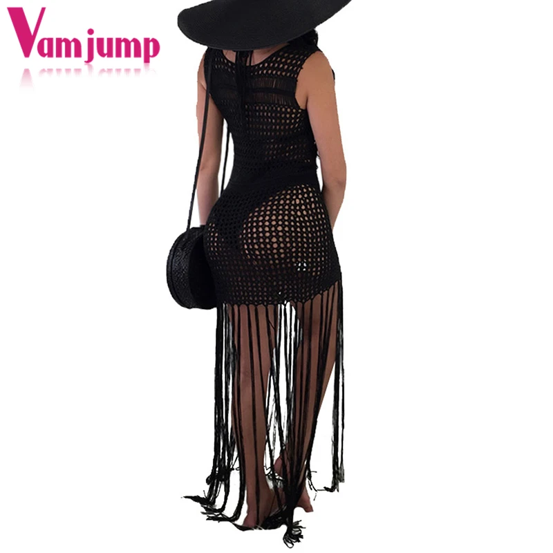 VamJump выдалбливают Трикотажные Кисточкой Купальники с крышкой Ups Для женщин