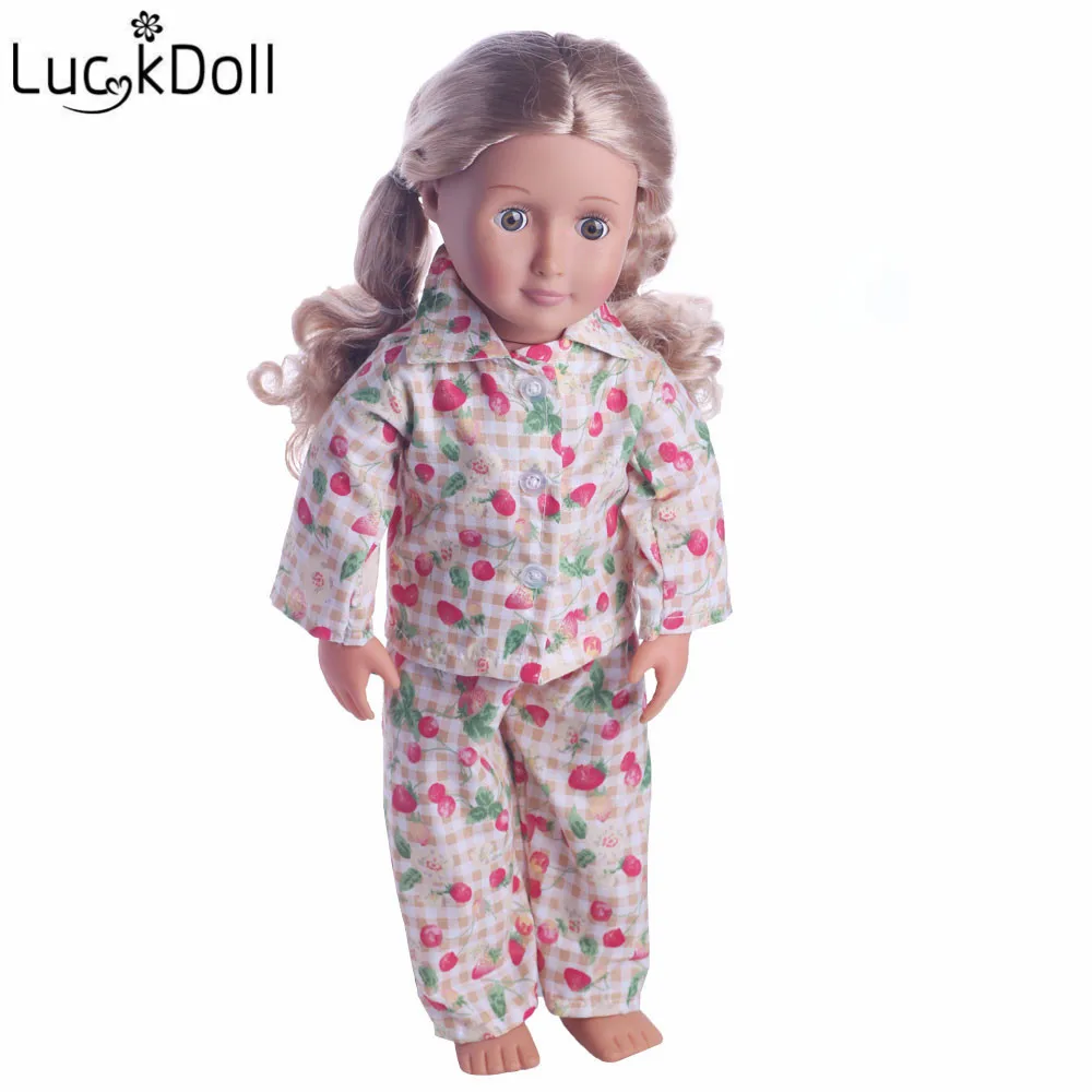 LUCKDOLL высокое качество ручная работа костюм Одежда для куклы 43 см или 18 дюймов